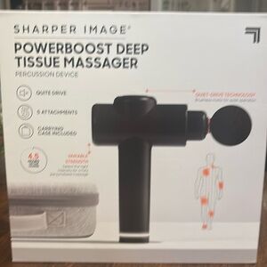 New in Box  Sharper Image Deep Tissue Massager Percussion Device
5 Attachments